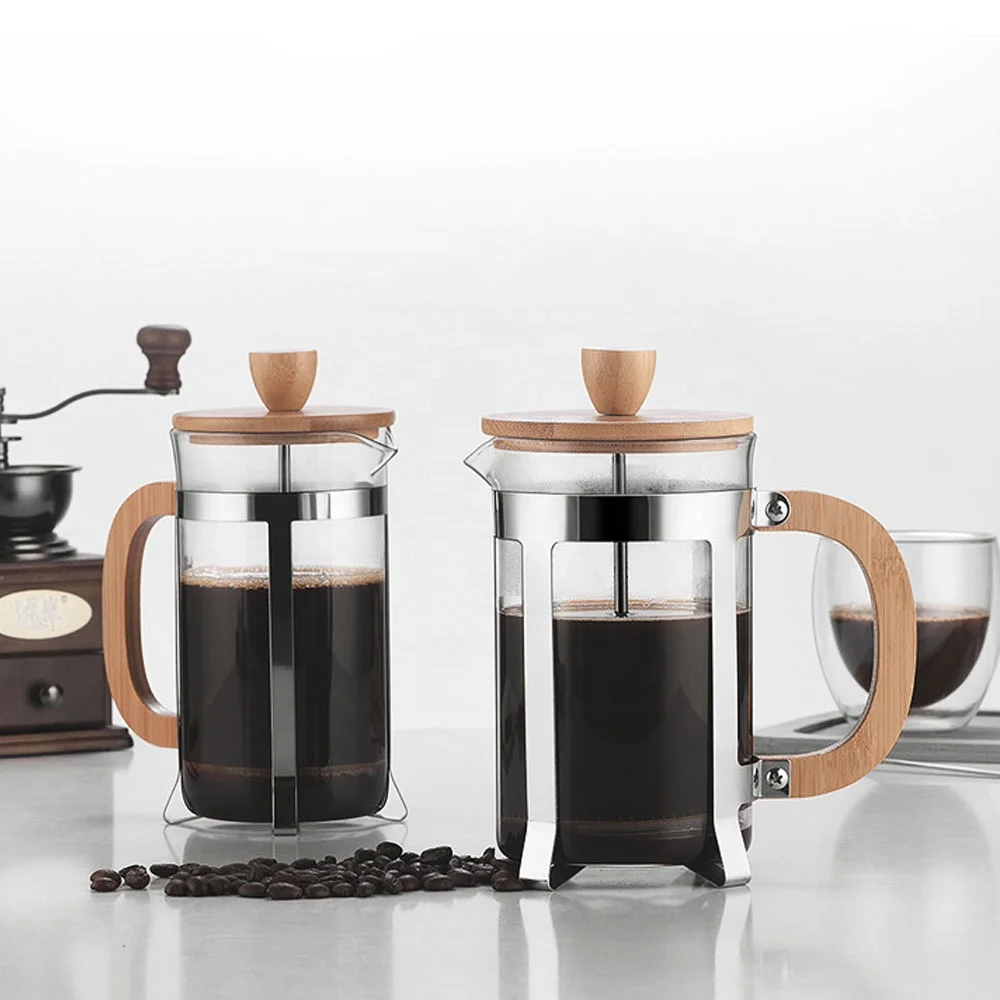 Coffee Equipment For Camping - 350/600ml 스테인리스 스틸 프레스 포트 식품