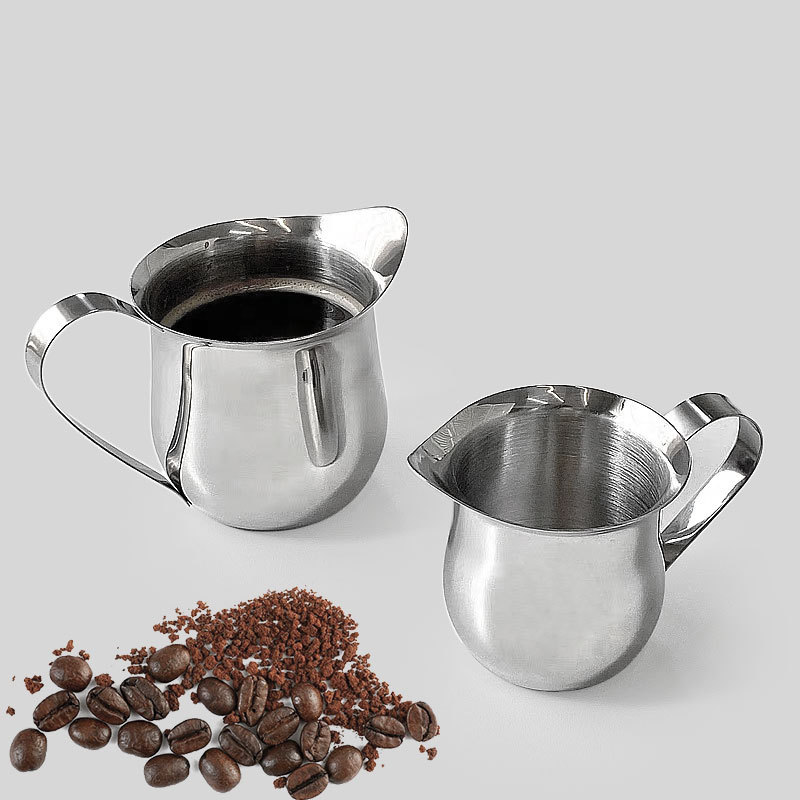 Espresso Shot Glass - 2/3/5/7온스 커피 우유 거품기 컵 스틸