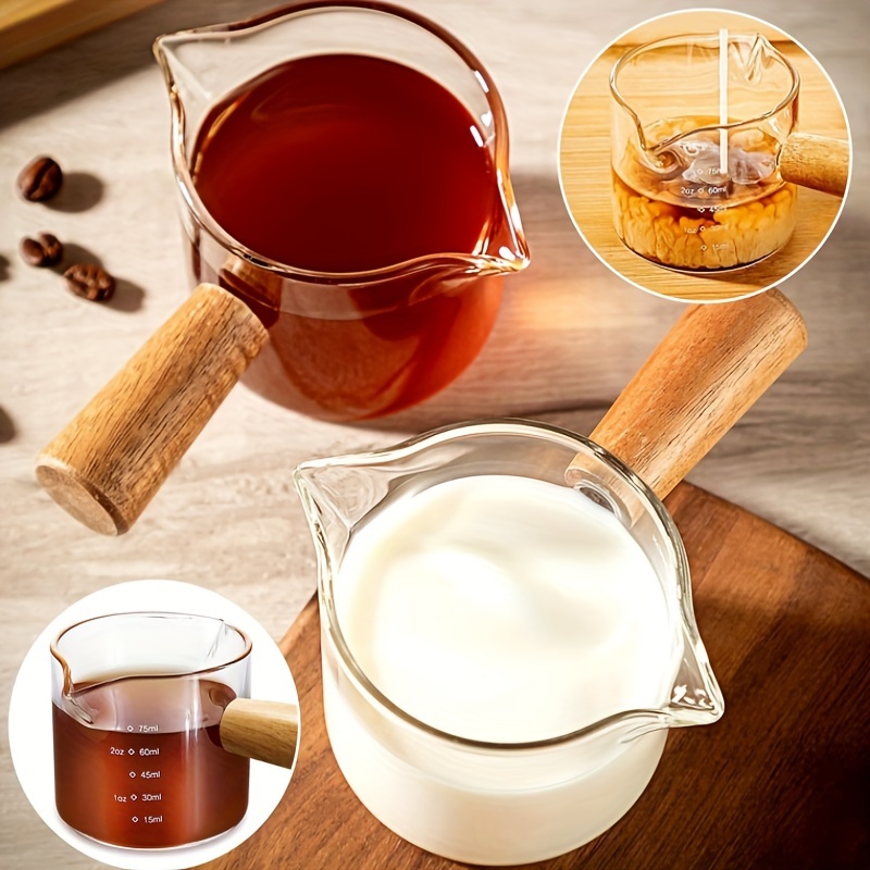 더블 푸어 주둥이 내열성 유리 측정 컵, 커피 컵, 높 - Espresso Shot Glass 리뷰 및 가격